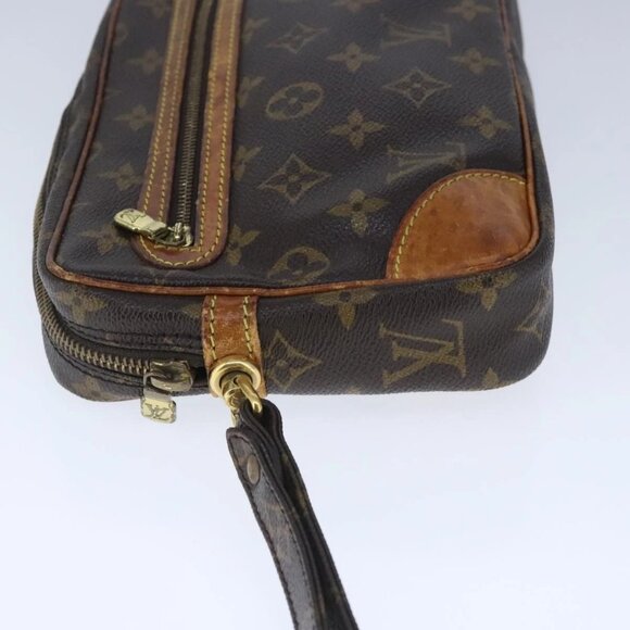 LOUIS VUITTON Monogram Marly Dragonne GM Clutch Bag M51825 LV Auth ar12931 - Picture 8 of 16